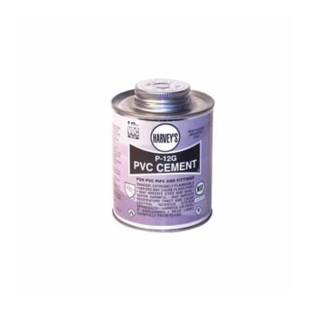 Harvey Tool HEAVY DUTY LOW VOC PVC SOLVENT CEMENT, 16 OZ DAUBER IN BOTTLE, LIQUID FORM, GRAY, 094 018270-12